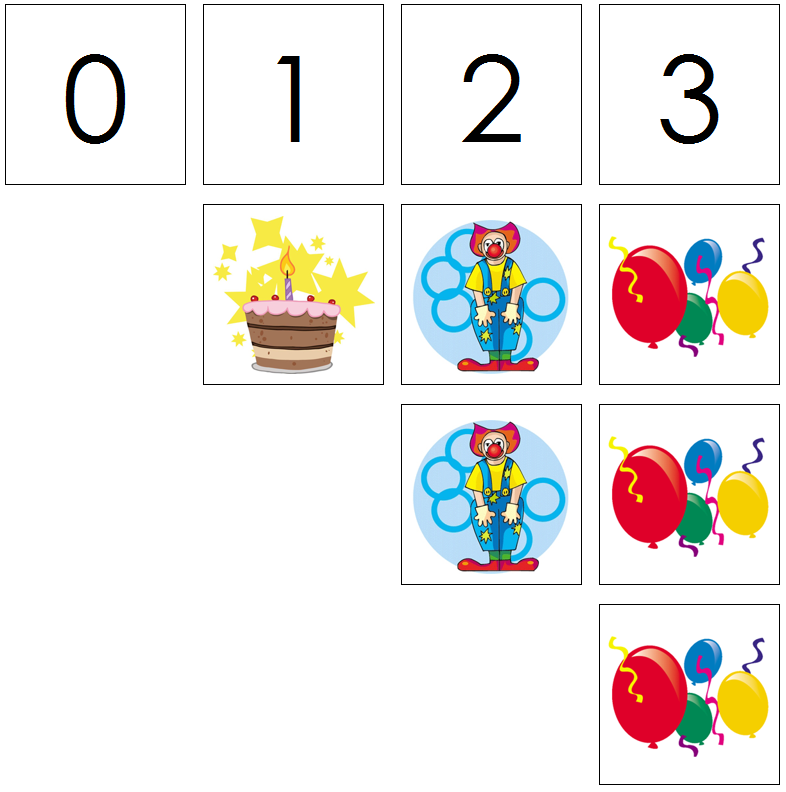 birthday numbers & counters - Montessori Print Shop Digital Download