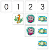 Number Cards & Coral Reef Counters - Montessori Print Shop Math 