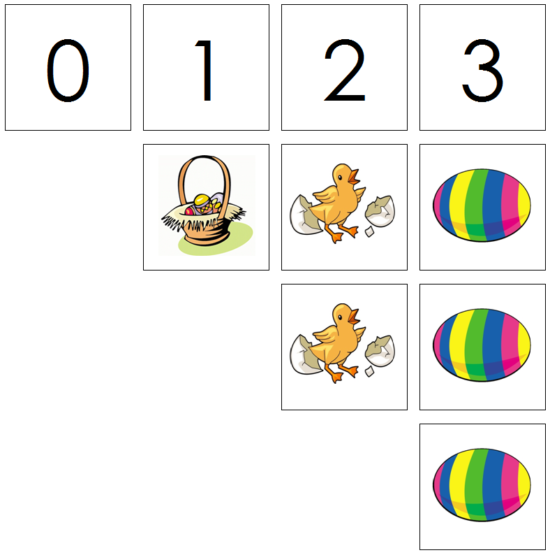 easter numbers & counters - Montessori Print Shop Digital Download