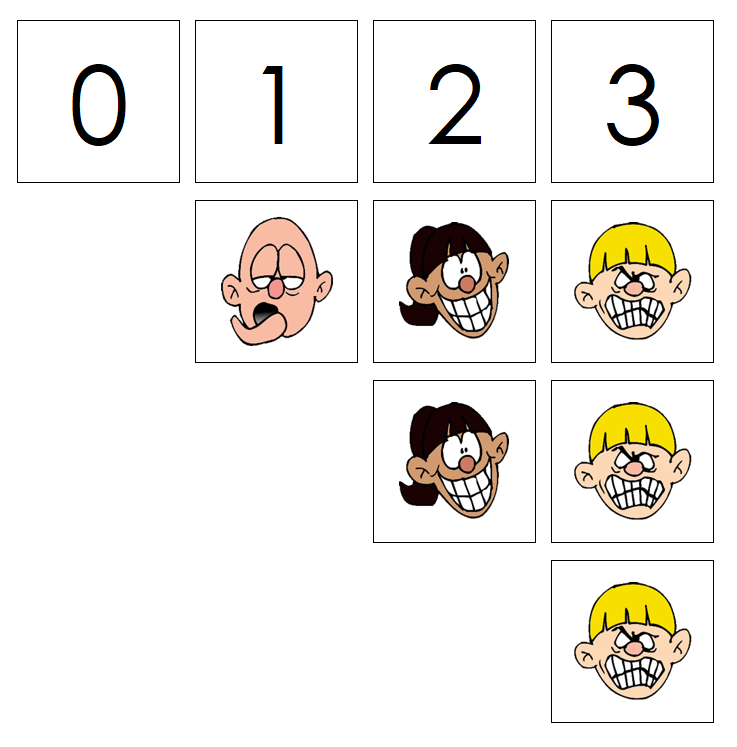 Numbers & Face Counters - Montessori Print Shop Digital Download preschool math