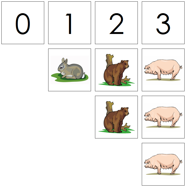 mammal numbers & counters - Montessori Print Shop