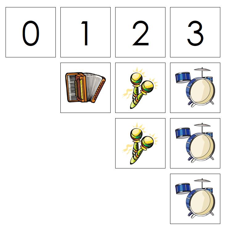 Numbers & Music Counters - Montessori Print Shop Digital Download preschool math