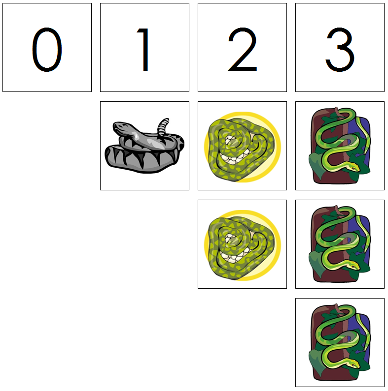 snake numbers & counters - Montessori Print Shop Digital Download
