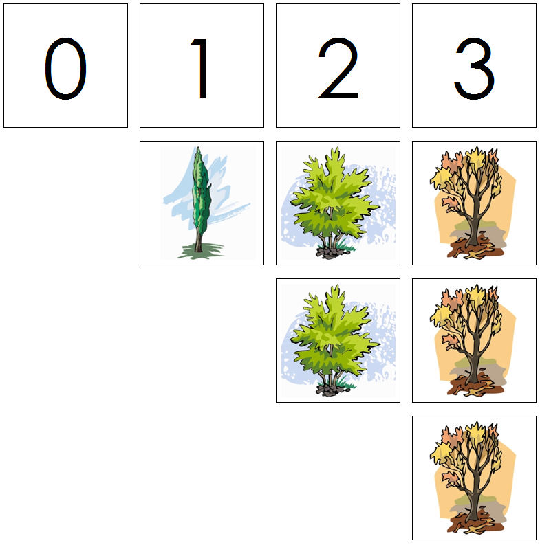 tree numbers & counters - Montessori Print Shop Digital Download