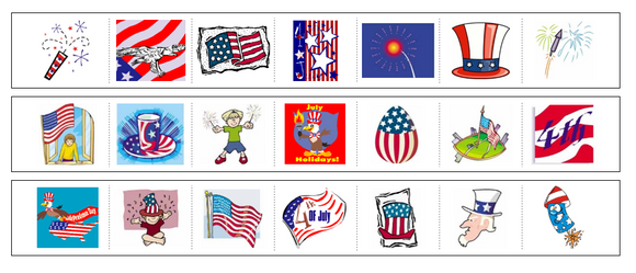 US Fourth of July Cutting Work - Preschool Activity - Montessori Print Shop Digital Download