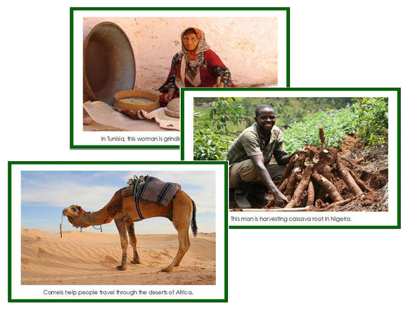 Africa Geography Deluxe Bundle - montessori geography cards and maps - Montessori Print Shop Digital Download