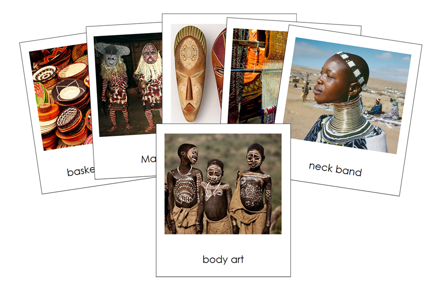 Culture of Africa Cards - Montessori Print Shop Digital Download