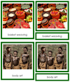 African Culture 3-Part Cards - Montessori Print Shop continent study