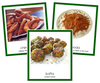 African food (color) - Montessori Geography Materials