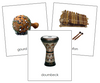 African Musical Instruments - Montessori geography cards