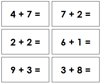 Montessori Addition Equation Slips - Montessori Print Shop Digital Download