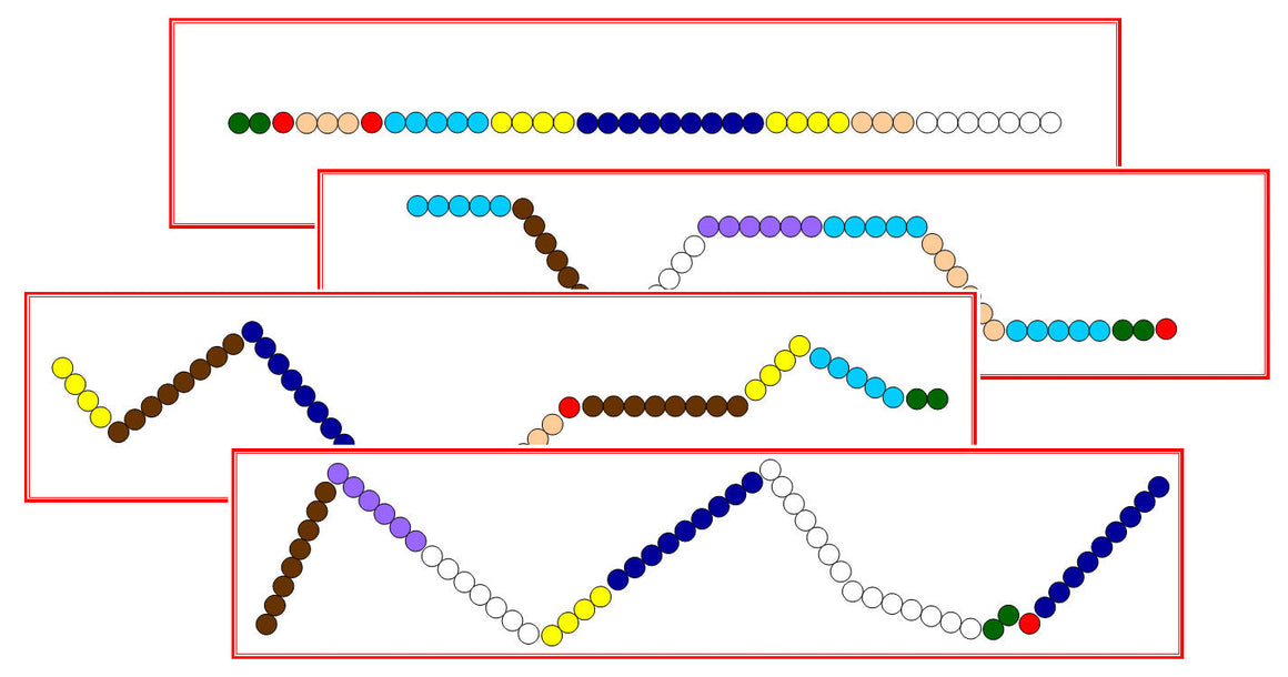 Montessori Addition Snake Game Cards & Instructions  - Montessori Print Shop Digital Download