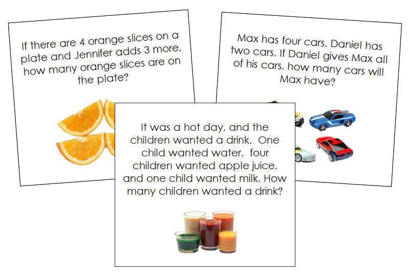 Addition Word Problems - Montessori Print Shop Digital Download
