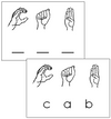 american sign language words - Montessori Print Shop