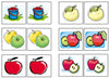 Apple Match-up & Memory Game - Montessori Print Shop