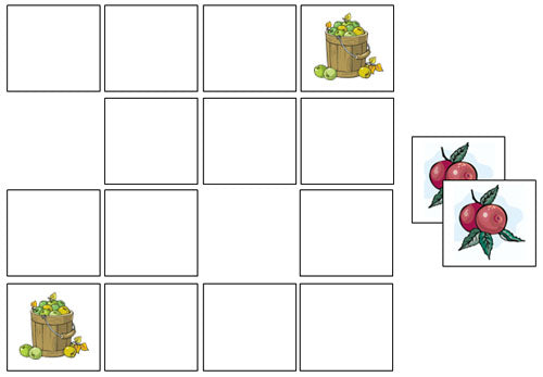 Apple Match-up & Memory Game - Montessori Print Shop Digital Download