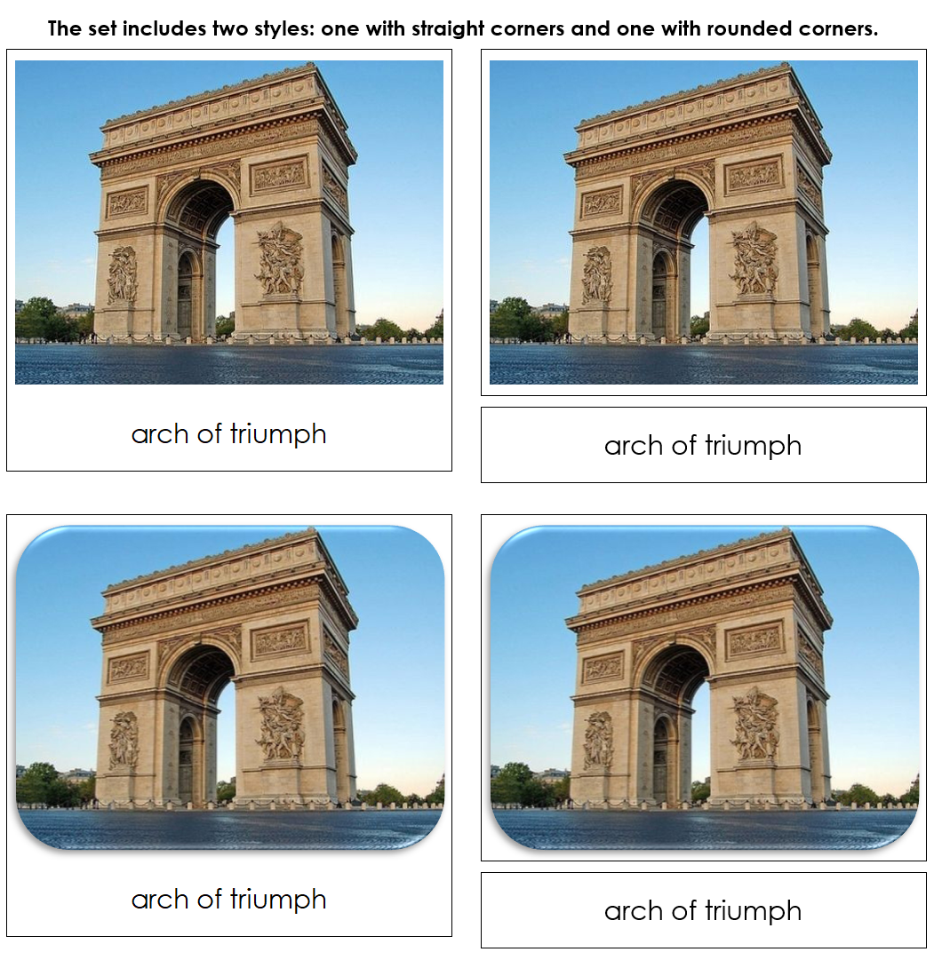 Around The World Safari TOOB Cards - Montessori Print Shop Digital Download