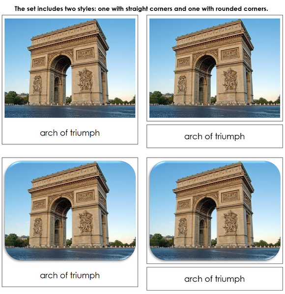 Around The World Safari TOOB Cards - Montessori Print Shop Digital Download