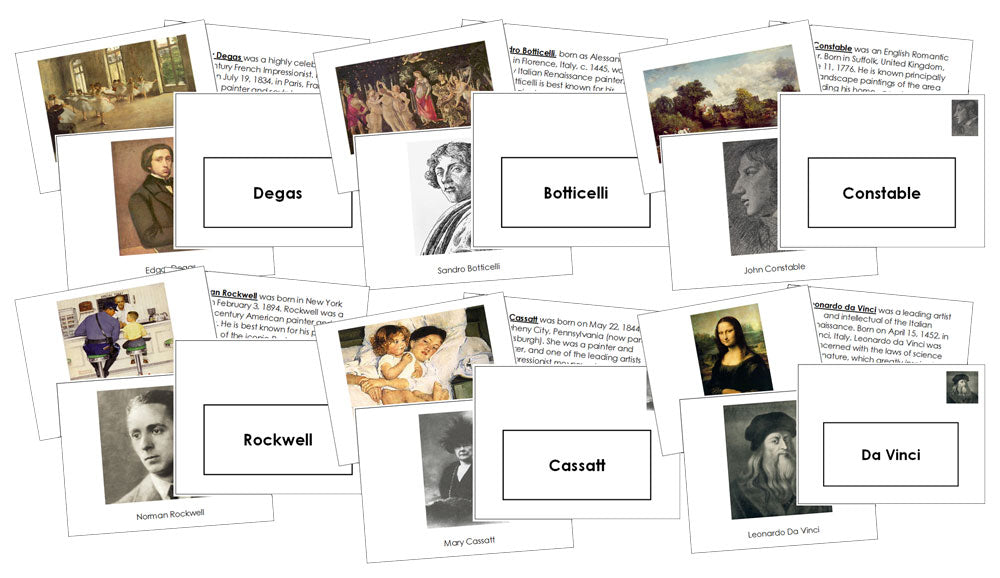 Art Books Bundle - Set 1 - Montessori Print Shop Digital Download