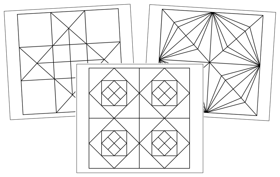 Geometric Art Coloring Patterns (Set 1) - Montessori Print Shop