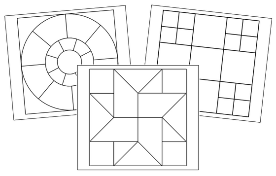 Geometric Art Coloring Patterns (Set 2) - Montessori Print Shop