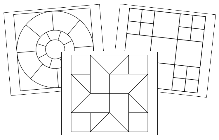 Geometric Art Coloring Patterns (Set 2) - Montessori Print Shop