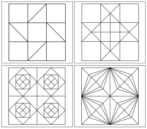 Geometric Art Coloring Patterns (Set 1) - Montessori Print Shop