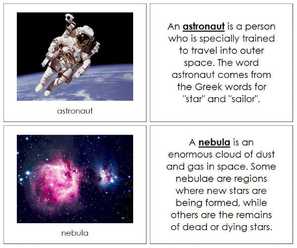 Astronomy Book - Montessori Print Shop Digital Download