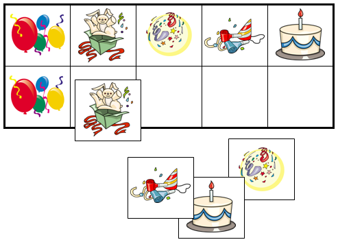 Birthday Match-Up & Memory Game - Montessori Print Shop Digital Download