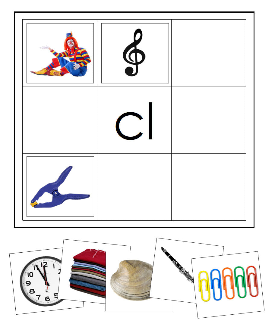 Blend Letter Mats - Montessori Print Shop Digital Download prereading sorting activity