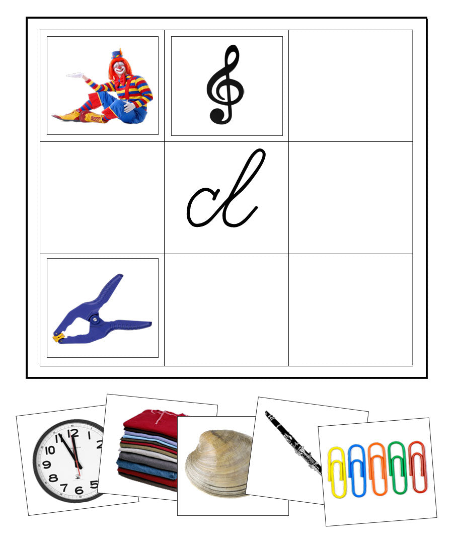 Blend Letter Mats - Montessori Print Shop Digital Download preschool language sound game activity