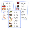 Blue Vowel Sound Cards (photos) - Montessori Print Shop phonetic language program