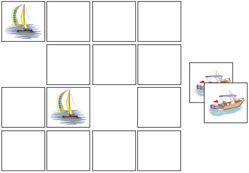 Boat Match-Up & Memory Game - Montessori Print Shop Digital Download
