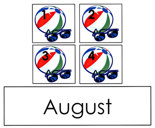 August Calendar Tags