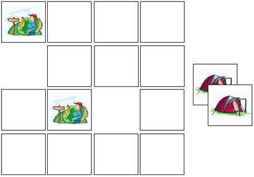 Camping Match-Up & Memory Game - Montessori Print Shop Digital Download