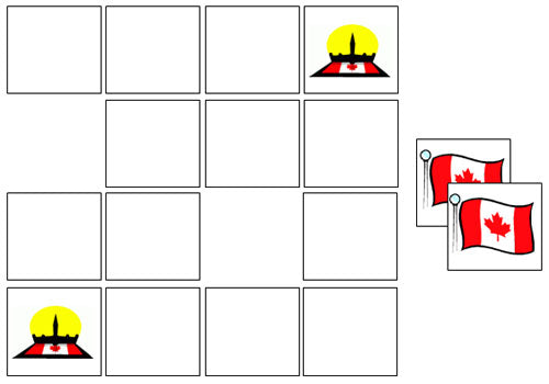 Canada Day Match-Up & Memory Game - Montessori Print Shop Digital Download