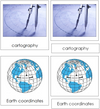 Cartography Nomenclature 3-Part Cards - Montessori Print Shop