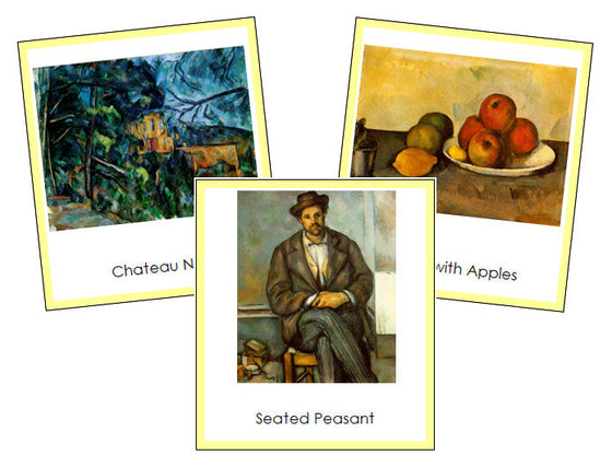 Paul Cézanne Art Cards (borders) - Montessori Print Shop