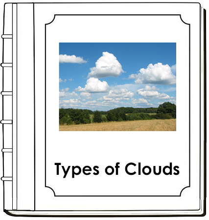 Types of Clouds Nomenclature Book - Montessori Print Shop Digital Download