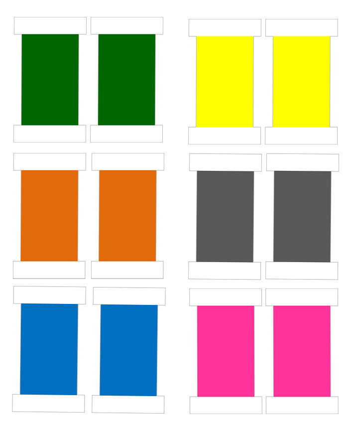 Montessori Color Tablets Box 2 - Montessori Print Shop