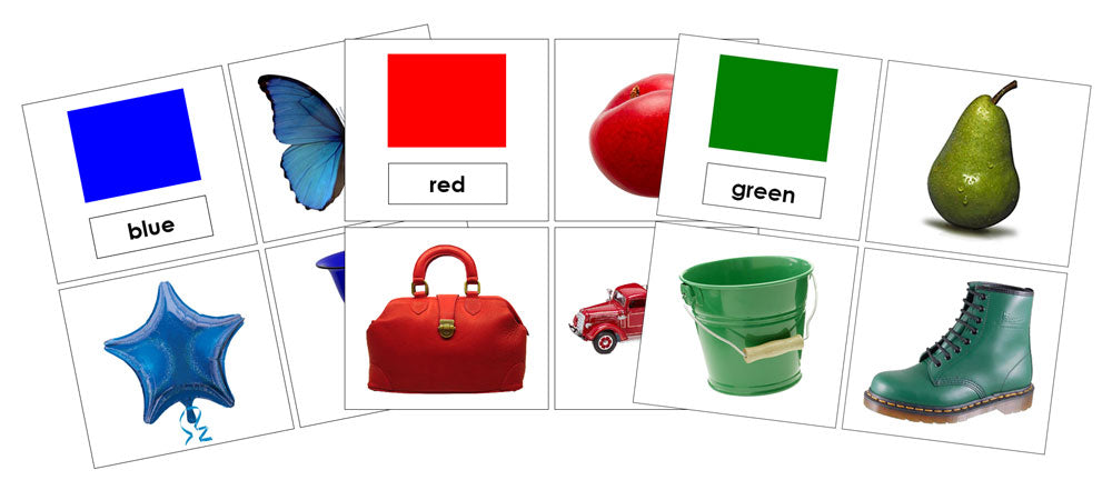 Color & Object Matching Cards - - Montessori Print Shop Digital Download