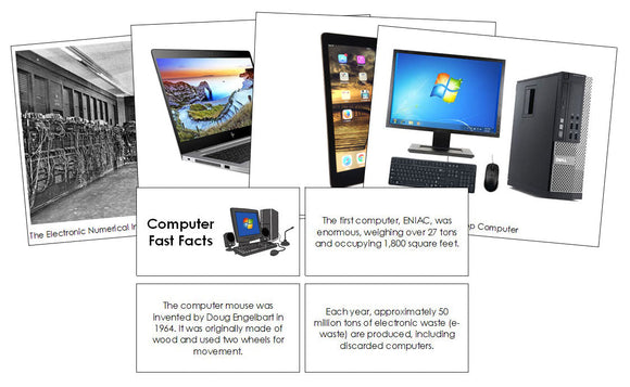 Computer Fast Facts and Pictures - Montessori Print Shop Digital Download