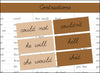 Contractions (cursive) - Montessori Print Shop Grammar Lesson