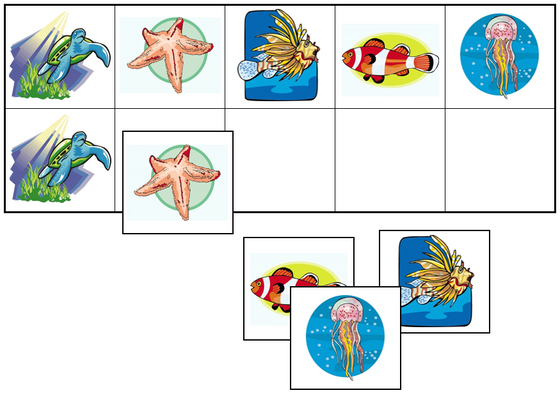 Coral Reef Match-Up & Memory Game - Montessori Print Shop Digital Download