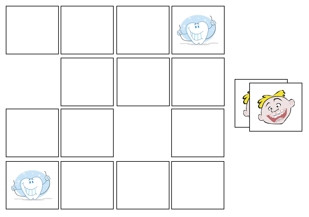 Dental Match-Up & Memory Game - Montessori Print Shop preschool activity