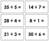 Montessori Division Equation slips - Montessori Print Shop