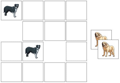 Dog Match-Up & Memory Game - Montessori Print Shop Digital Download