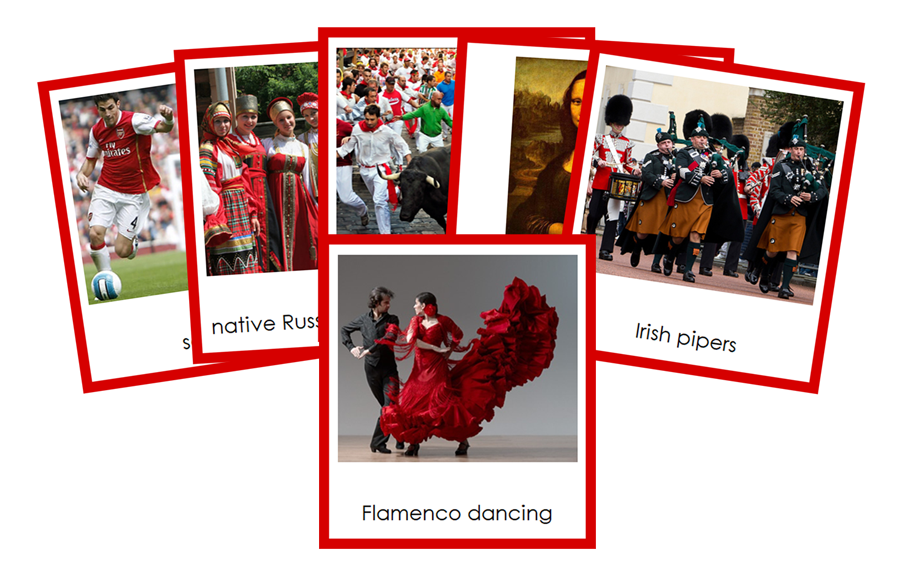 Culture of Europe 3-Part Continent Cards - Montessori Print Shop Digital Download
