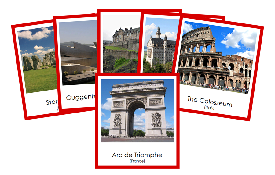 Foods of Europe 3-Part Continent Cards - Montessori Print Shop Digital Download