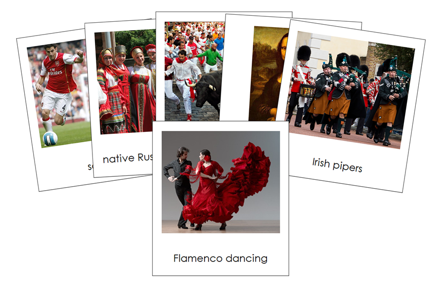 Culture of Europe 3-Part Cards - Montessori Print Shop Digital Download